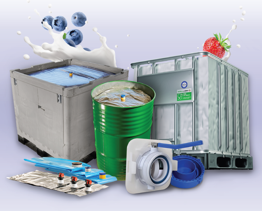 Aran Group liquid packaging solutions: Aseptic IBC, drums, and bags