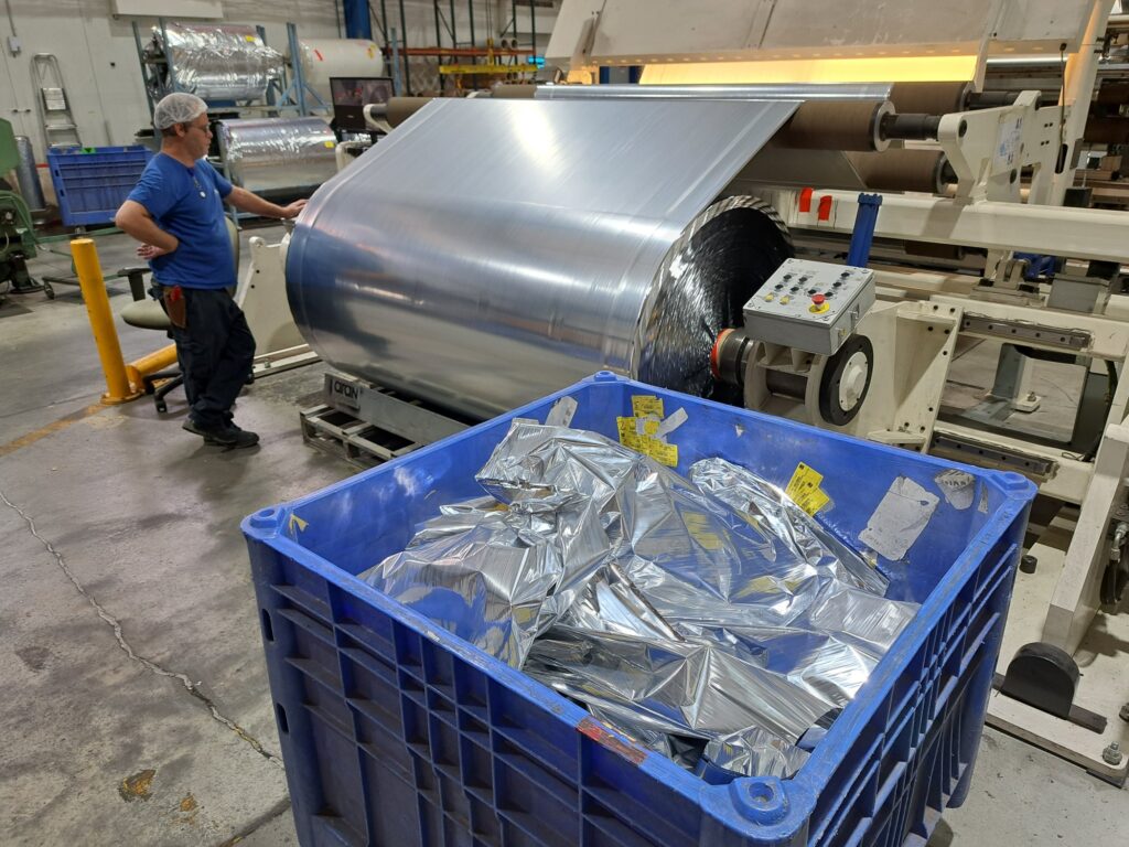BIB PIR laminate waste