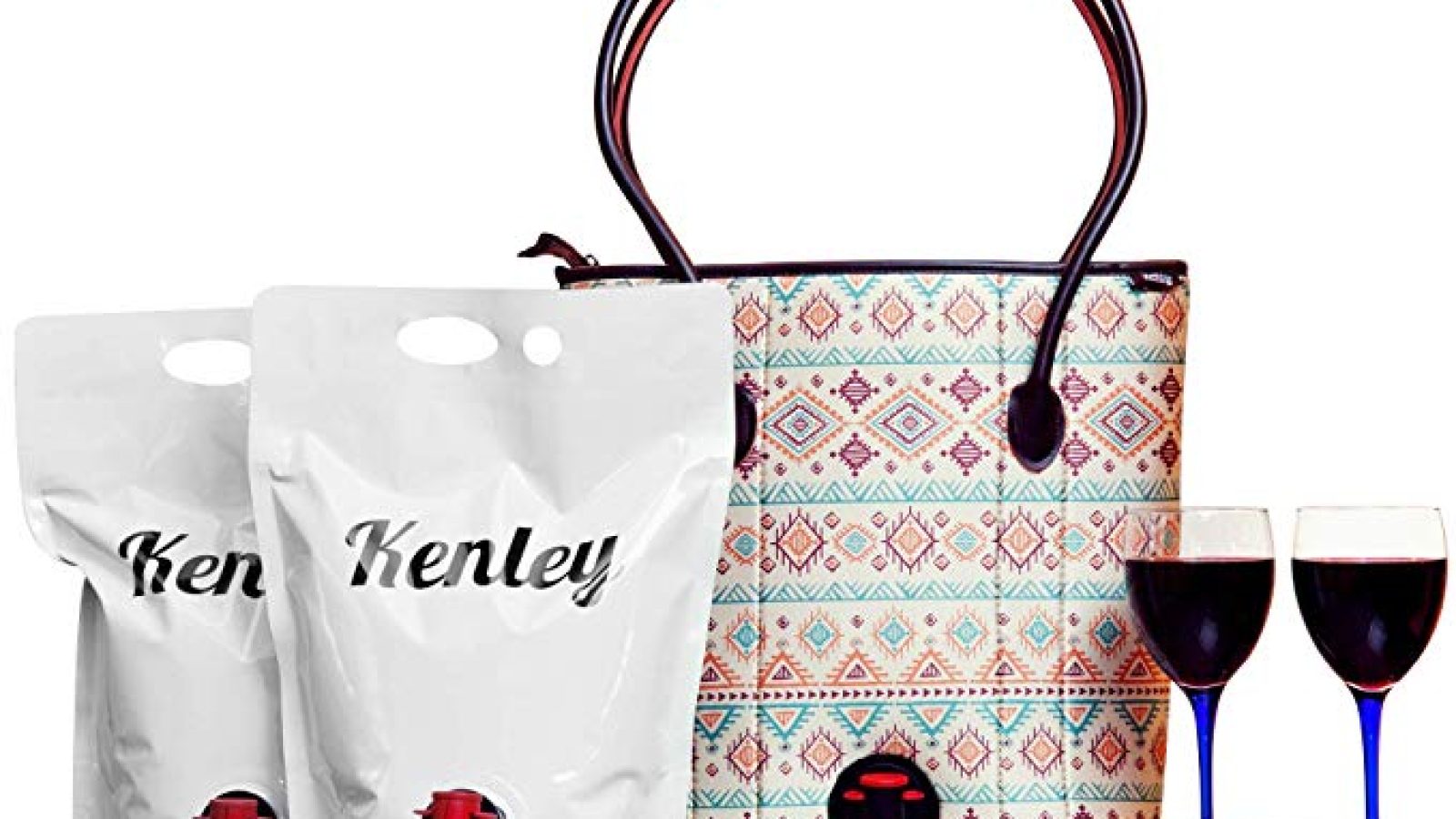 tote bag - wine dispenser