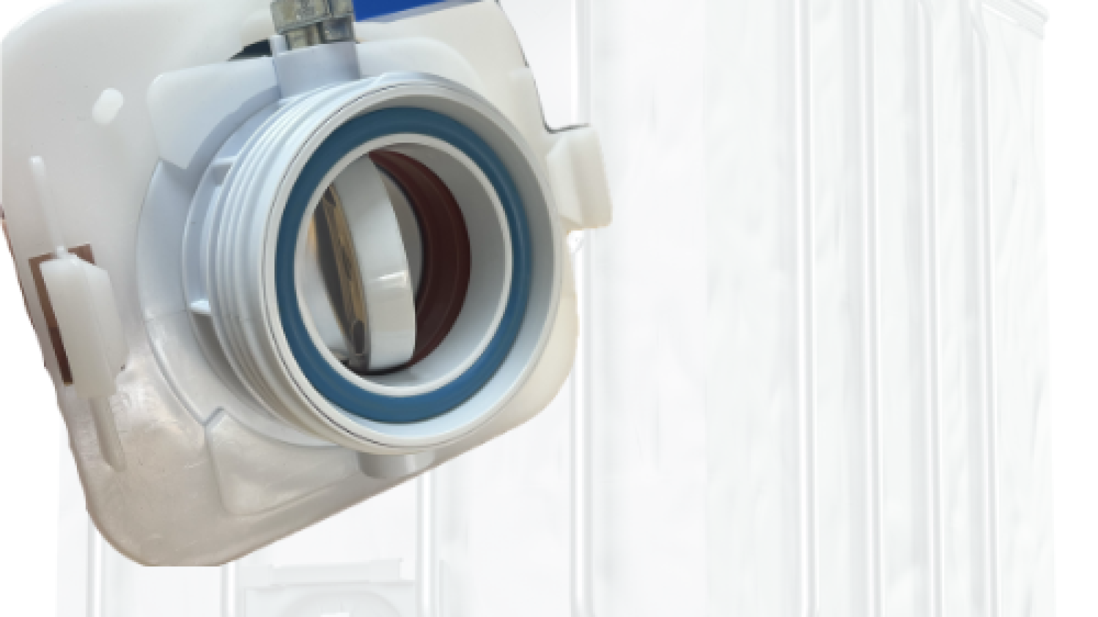 Aran Group BPA-free 50 DN valve close-up